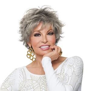 NIB Raquel Welch Signature Collection Voltage Wig R56/60 Silver Mist Average